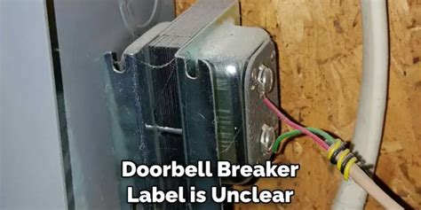 electric box door bell label|how to find doorbell breaker.